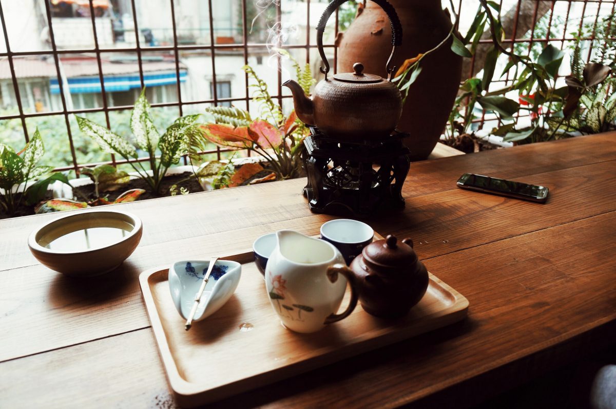 traditional Vietnamese tea set