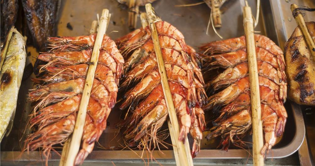 Grilled Shrimp - Cambodian Food