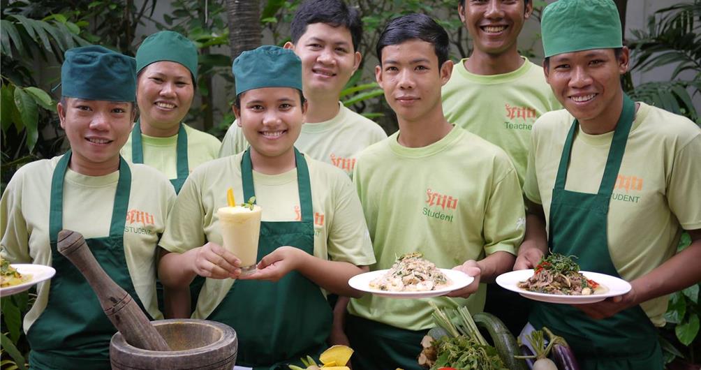 Romdeng restaurant in Phnom Penh