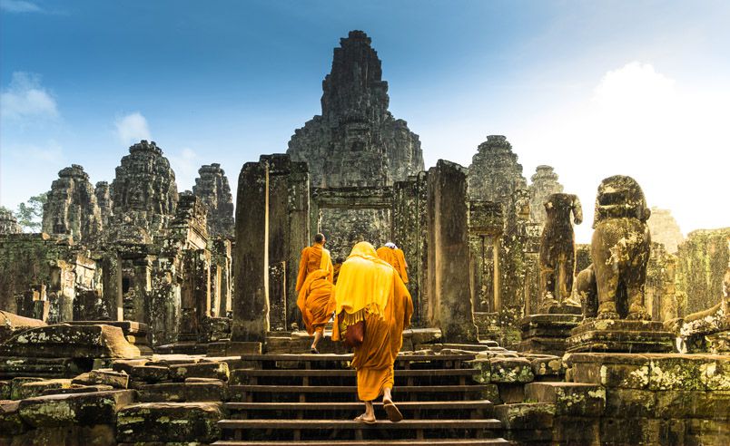 Bayon temple in Siem Reap