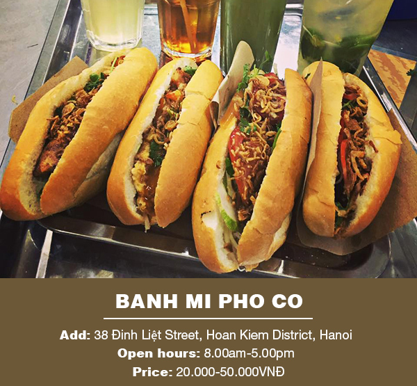 banh mi in the Old Quarter