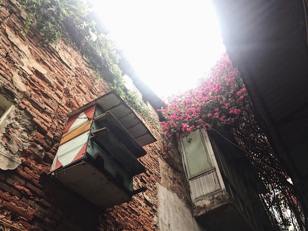 Small alleys with hidden houses