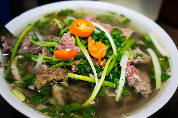 pho at hanoi old quarter, vietnam