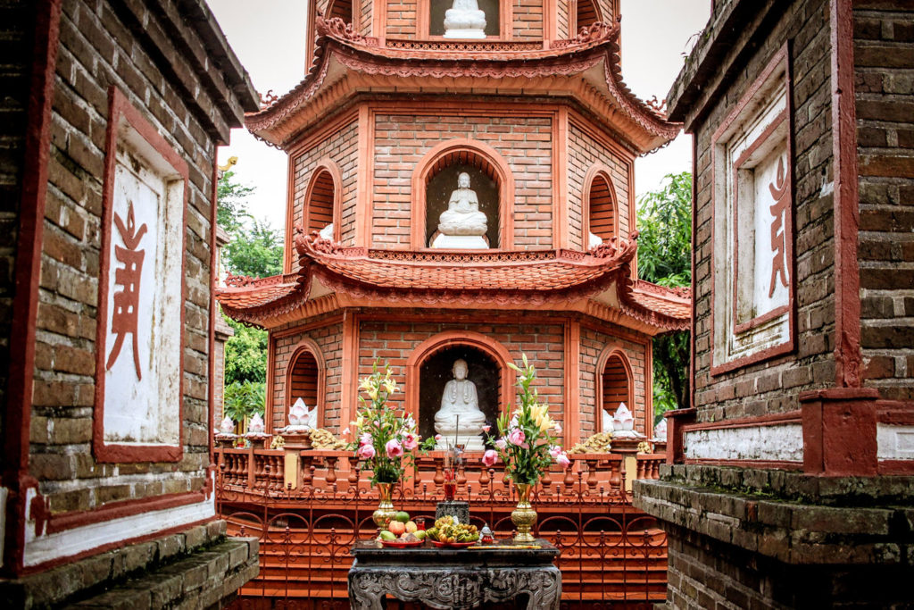 tran vu pagoda in hanoi, vietnam