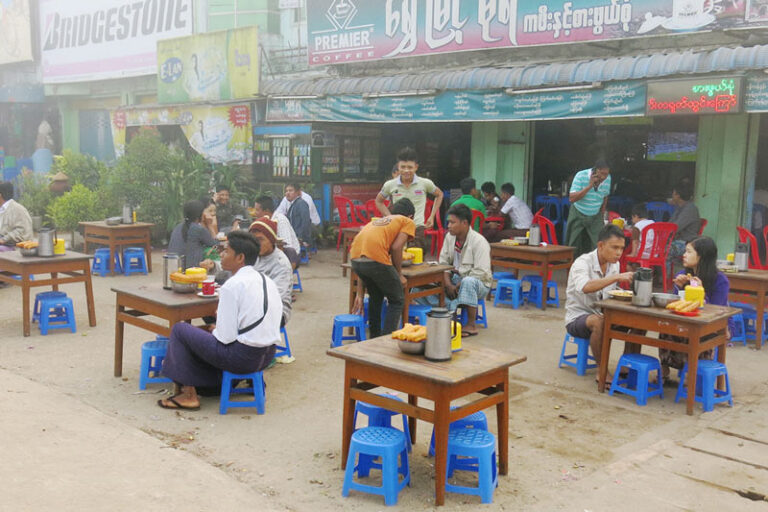 burmese-teashop-yangon-myanmar-morning