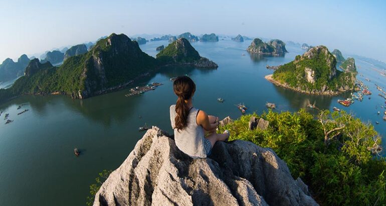 View from Ti Top Island - Halong Bay